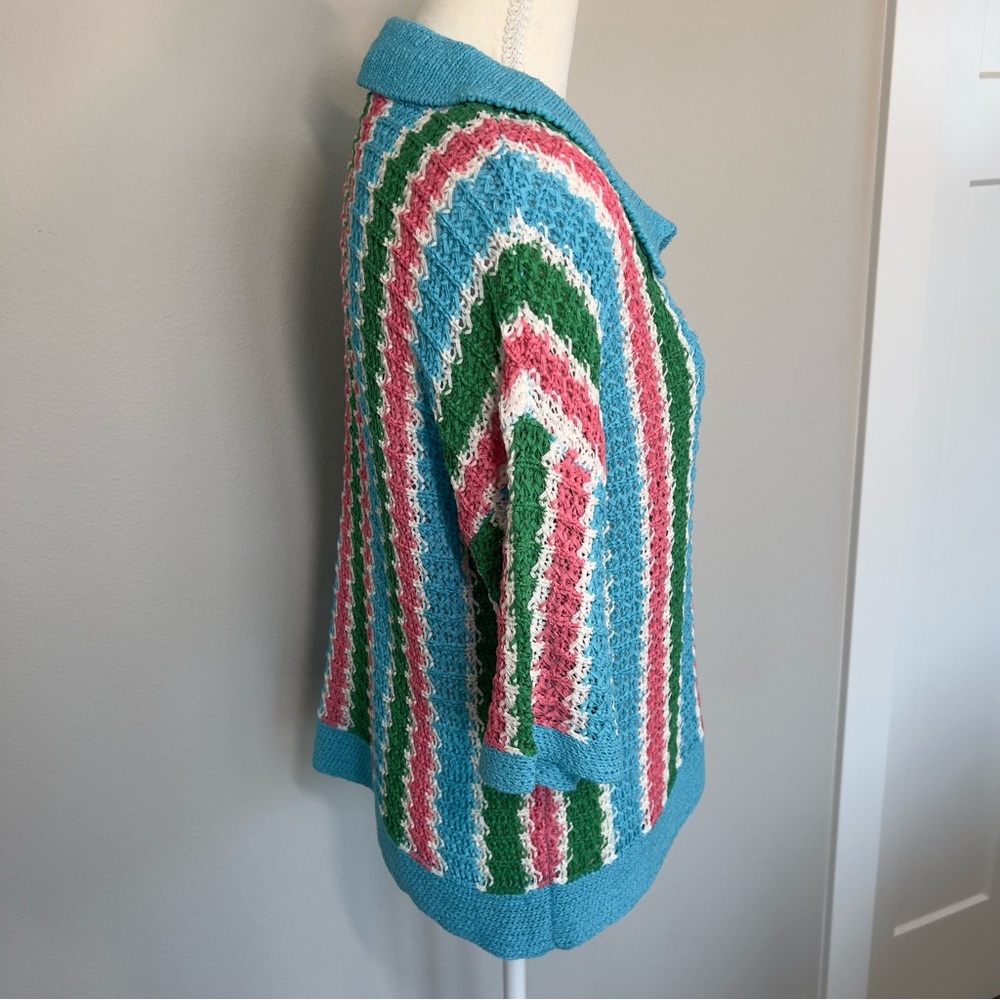 Love Riche Multicolor Striped Cardigan - Picture 3 of 7